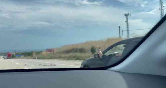 Çanakkale de tehlikeli yolculuk kamerada