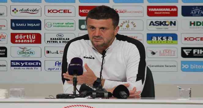 Hakan Keleş: “Taraftarımıza galibiyet hediye etmek istiyorduk, üzgünüz”