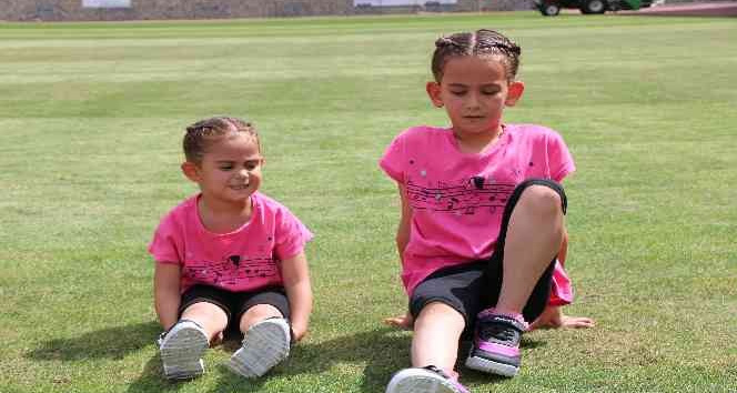 Gümüşhaneli çocuklar ilk kez cimnastik sporuyla tanıştı