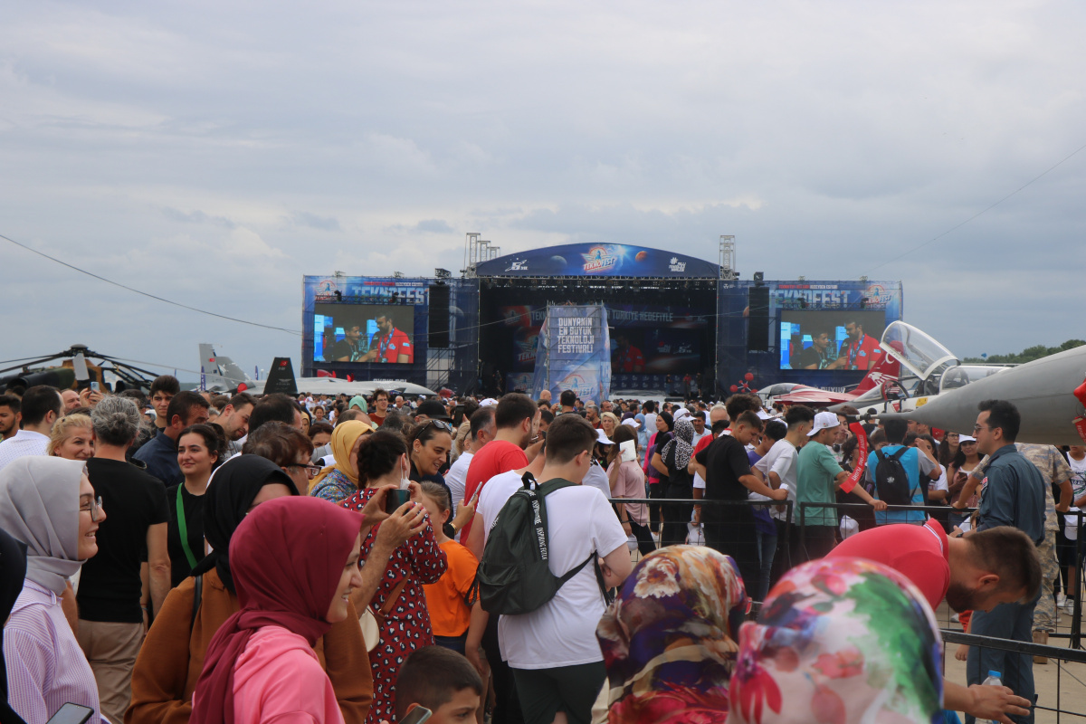 Teknofest Karadeniz&#039;e son günde de ilgi yüksek
