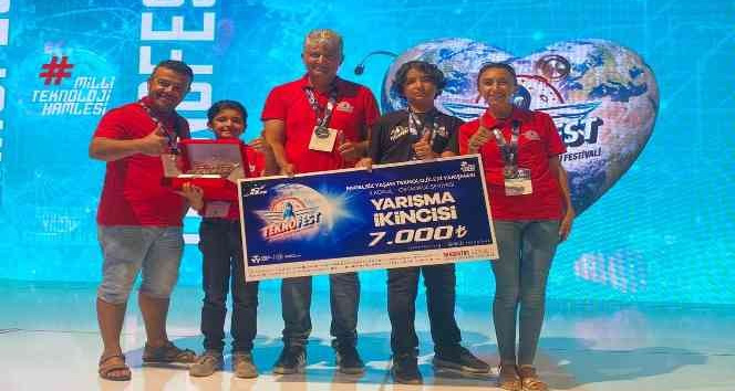 Osmaniyeli öğrenciler hazırladıkları projeyle Türkiye 2’ncisi oldu