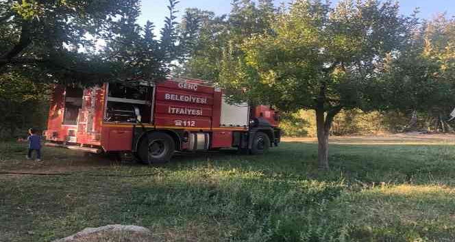 Bingöl’de bahçe yangını söndürüldü