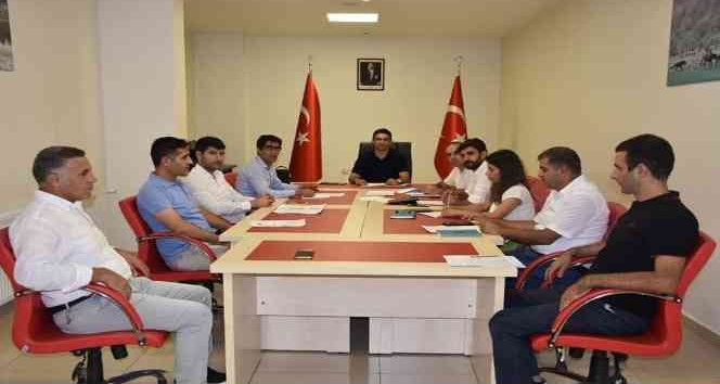 Muş Gençlik ve Spor İl Müdürü Taşdemir şube müdürleri ile 2022-20233 eğitim yılında yapacakları çalışmaları masaya yatırdı