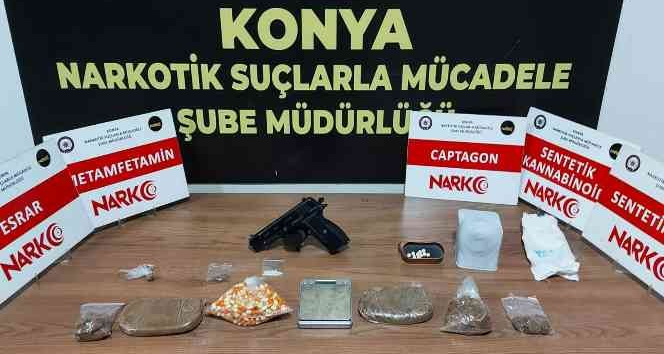Konya’da uyuşturucu operasyonu: 13 tutuklama