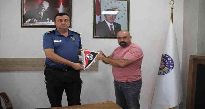 1071 Malazgirt Spor Kulübü heyetinden emniyete ziyaret