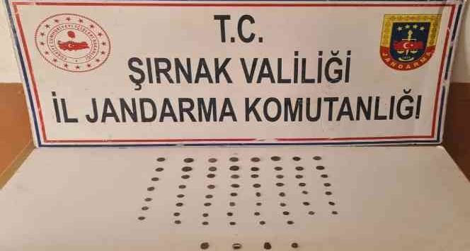 Şırnak’ta 65 parça tarihi obje ele geçirildi