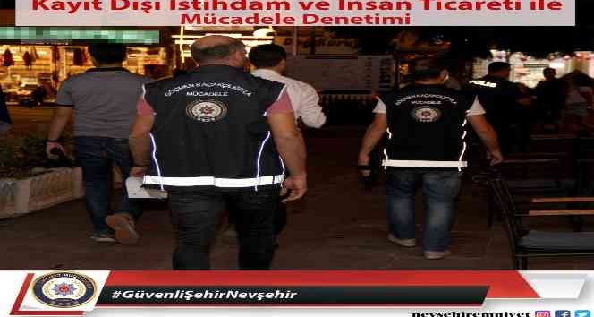 Nevşehir’de kayıt dışı istihdam denetimi yapıldı