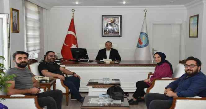 Gazetecilerden Kaymakam Demir’e ziyaret