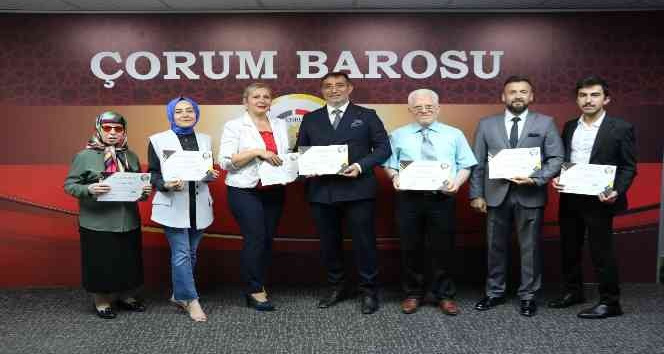 Çorum Barosu’na kayıtlı avukatlar diksiyon eğitimi aldı