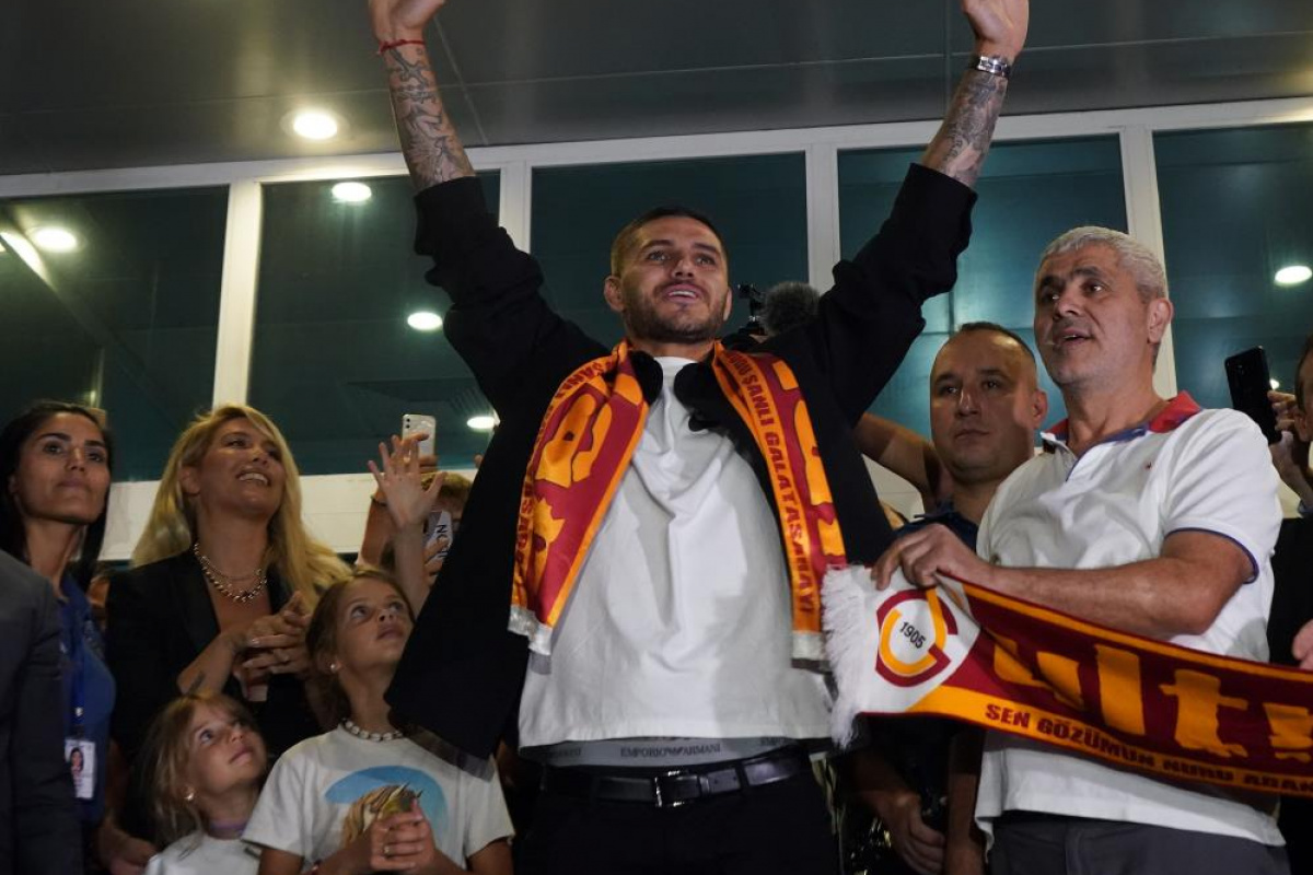Mauro Icardi, İstanbul'a geldi