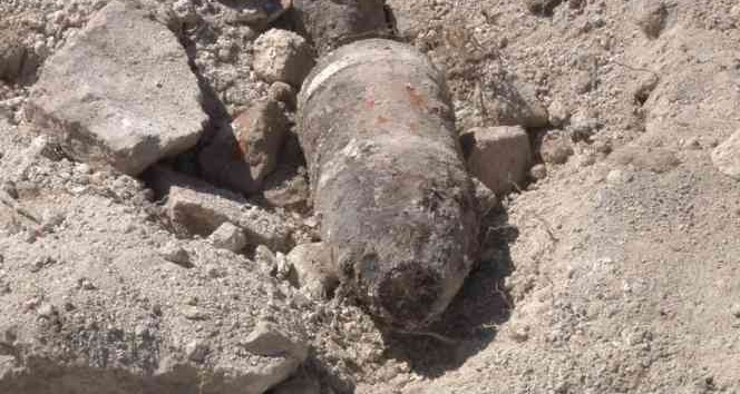 Edirne Saray kazılarında Balkan Savaşı’ndan kalma patlamamış top mermisi buldu