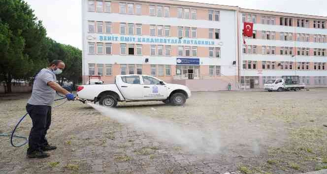 Fatsa’da Belediye ekipleri okulları yeni sezona hazırladı