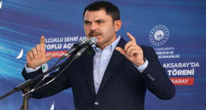 Bakan Kurum: “CHP’nin tehdit dili masanın 6 yanını da sarmış”