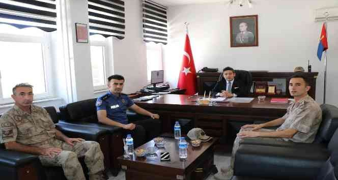 Yeni göreve başlayan Kaymakamı Özçelik’in ziyaretleri