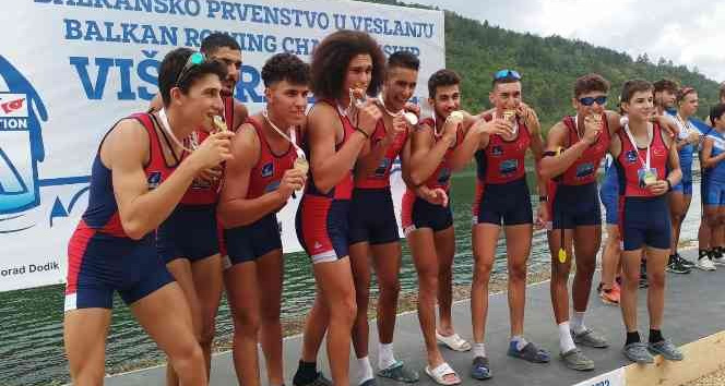 Kürek milli takımı Balkan şampiyonu oldu