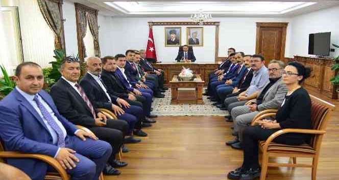 Ahi Esnafı, Vali Hüdayar Mete Buhara’yı ziyaret etti