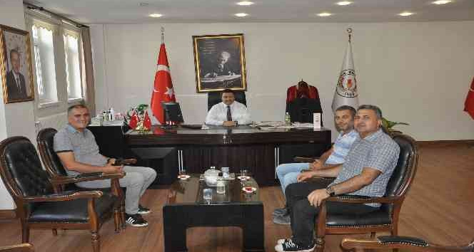 Gazetecilerden Kaymakam Ocak’a ziyaret