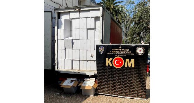 Osmaniye’de kaçakçılık operasyonları