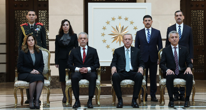 Cumhurbaşkanı Erdoğan, KKTC Büyükelçisi Korukoğlunu kabul etti