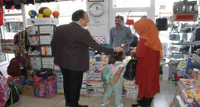 Kaymakam Bayram’dan esnaf ziyareti