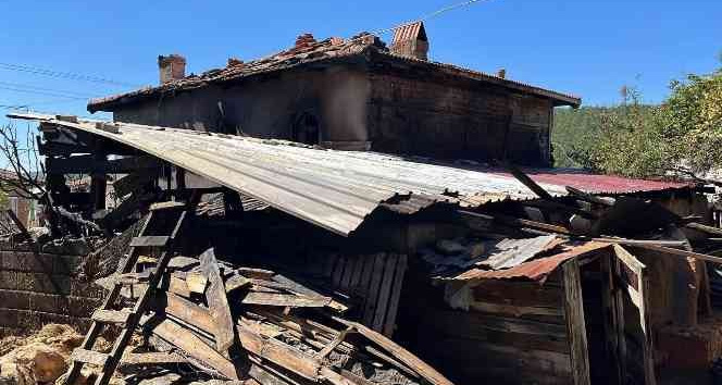 Çanakkale’de köyde çıkan yangında 26 hayvan telef oldu