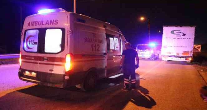 Kapıkule yolunda 2 tır çarpıştı: 1 yaralı