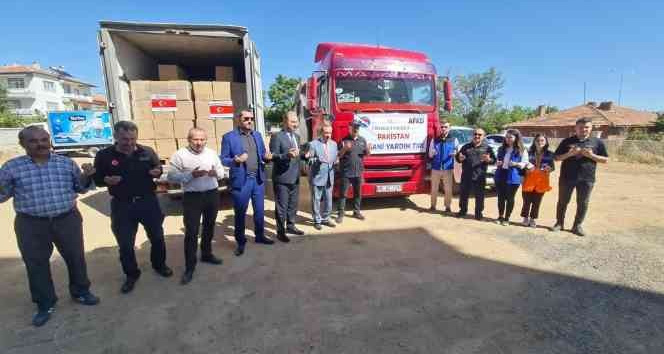 Pakistan’daki selzedeler için Kırıkkale’den yardım gönderildi