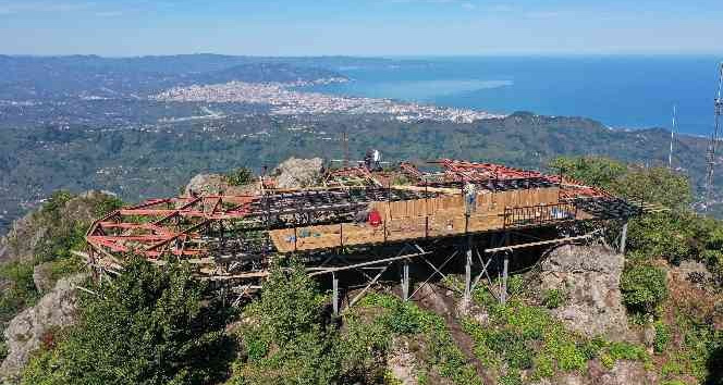 Yoroz zirvesinden Ordu ve Giresun