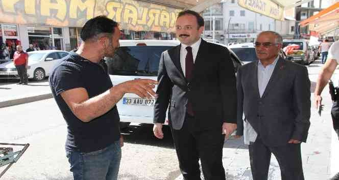 Malazgirt Kaymakamı esnaf ziyareti yaptı