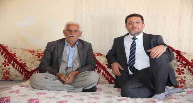 Rektör Prof. Dr. Alkış, Kıbrıs gazisi Hasan Bayık ile bir araya geldi