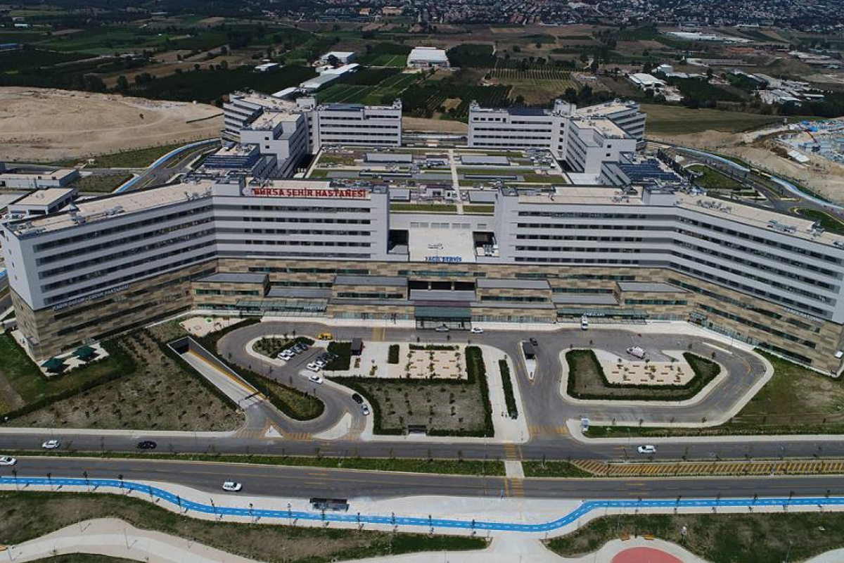Bursa Şehir Hastanesi'ne ilk 7 ayda 40 bin 624 hasta yatışı yapıldı