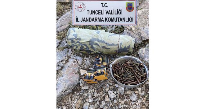 Tunceli’de çok sayıda mühimmat ele geçirildi