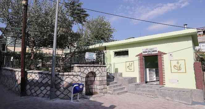Çomak Dede Türbesi’nde çevre düzenlemesi