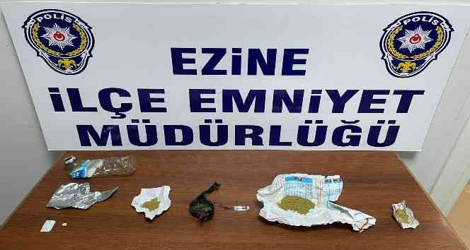 Ezine’de uyuşturucu operasyonu