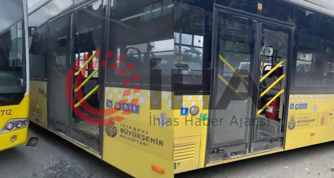 Üsküdarda İETT otobüsleri kaza yaptı