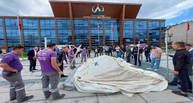 Altınordu’da belediye personellerine afet acil durum eğitimi verildi
