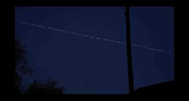 Starlink uyduları Yüksekova ve Derecik’te görüntülendi