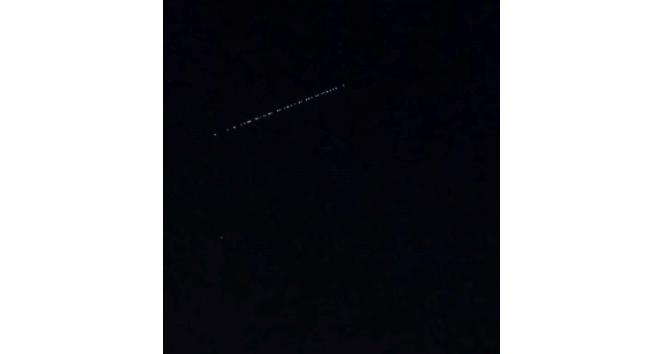 Starlink uyduları Mardin semalarında görüntülendi