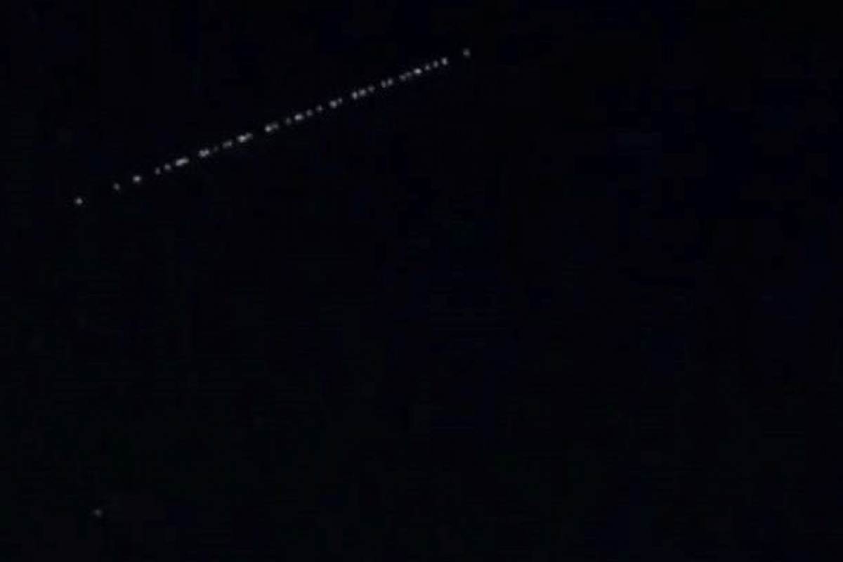 Starlink uyduları Mardin semalarında görüntülendi