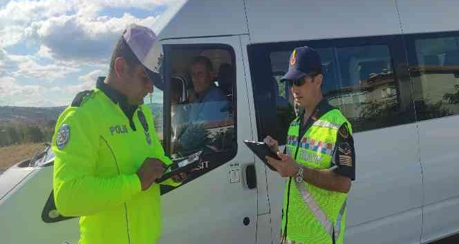 Çekerek’te okul servisleri denetlendi