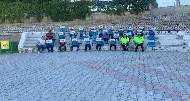Siirt çocuklarda trafik bilincinin oluşturulması için eğitim verildi