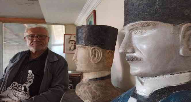 Kahramanmaraşlı tamirci Atatürk heykelinde iddialı
