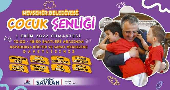 Nevşehir’de ‘Çocuk Şenliği’ düzenlenecek