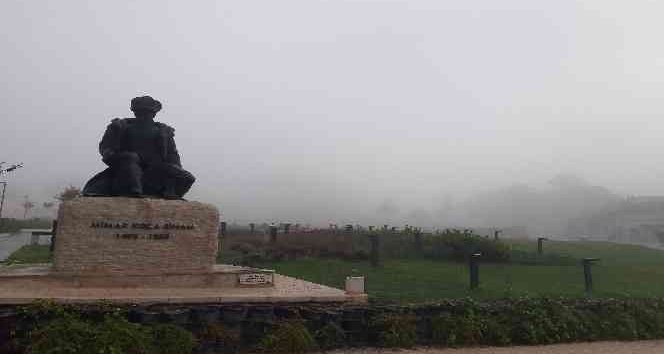 Edirne’de sis etkili oldu, Selimiye gözden kayboldu