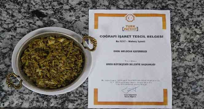 Melocan kavurması coğrafi işaret belgesi aldı