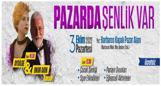 Ataşehir Barbaros Kapalı Pazar Alanı’nda şenlik var