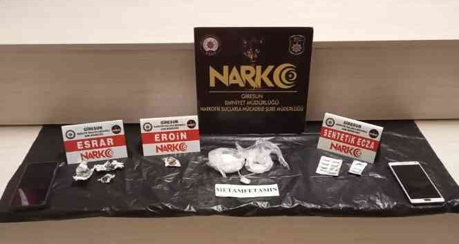 Giresun’da uyuşturucu operasyonu