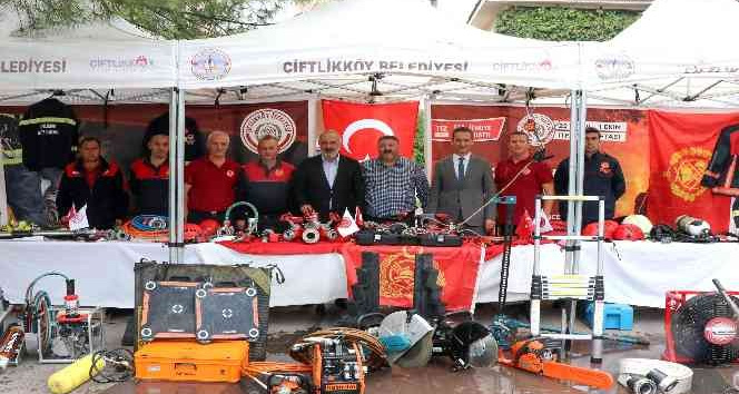 Çiftlikköy’de İtfaiyeciler Haftası kutlanıyor