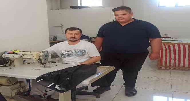 198 kilodaki Muhammet zayıflamak için terzide çalışmaya başladı