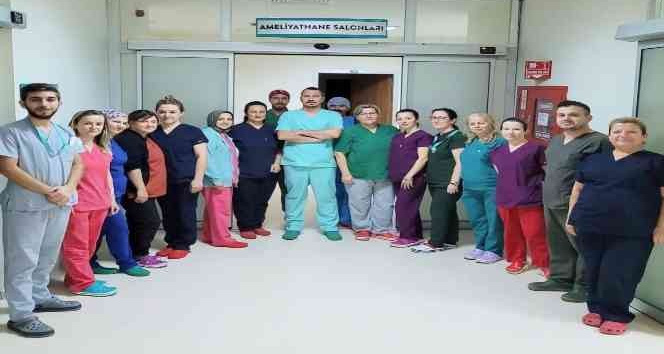 Biga Devlet Hastanesi’nde ilk defa yapıldı